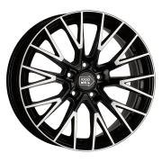 1000 Miglia MM1009 8,5x19 5x112 ET45 66,6 Gloss Black Polished